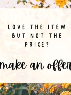 Send me an offer 🥰